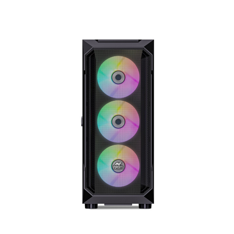 Ant Esports ICE-410TG ARGB Cabinet - Black