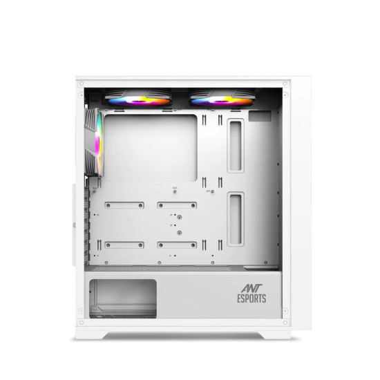 Ant Esports SX7 Mid Tower Gaming Cabinet - White