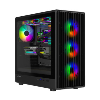 Ant Esports Zen Air 360 Mid Tower Gaming Cabinet - Black