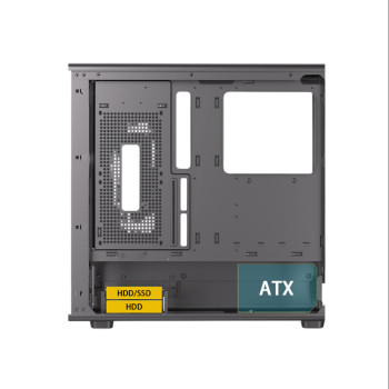 Ant Esports Zen Air 360 Mid Tower Gaming Cabinet - Black
