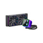 Ant Esports Glacius 240D ARGB AIO Liquid CPU Cooler - Black