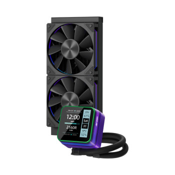 Ant Esports Glacius 240D ARGB AIO Liquid CPU Cooler - Black Ant Esports Glacius 240D ARGB AIO Liquid CPU Cooler - Black