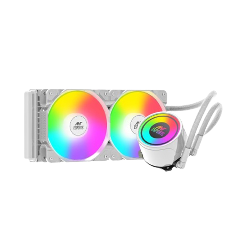 Ant Esports ICE-240 ARGB CPU Liquid Cooler - White