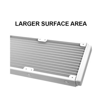 Ant Esports ICE-240 ARGB CPU Liquid Cooler - White Ant Esports ICE-240 ARGB CPU Liquid Cooler - White