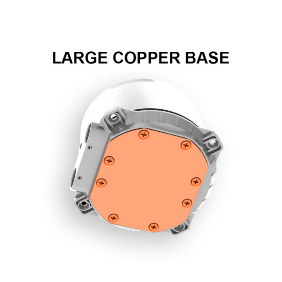 Ant Esports ICE-240 ARGB CPU Liquid Cooler - White Ant Esports ICE-240 ARGB CPU Liquid Cooler - White