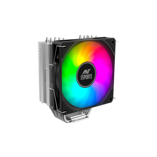 Ant Esports ICE-C612 V2 CPU Cooler with Rainbow LED Fan