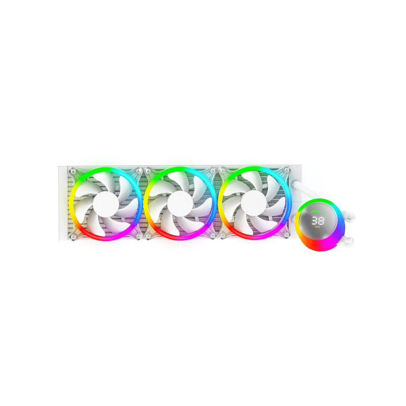 Ant Esports ICE Chroma 360 ARGB Liquid Cooler - White Ant Esports ICE Chroma 360 ARGB Liquid Cooler - White