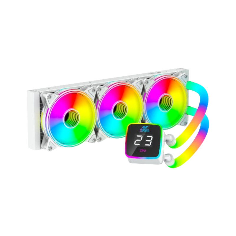 Ant Esports ICE-Glow 360 ARGB CPU Liquid Cooler - White