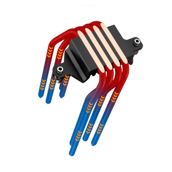 Ant Esports V4 Digital ARGB Air CPU Cooler - Black Ant Esports V4 Digital ARGB Air CPU Cooler - Black