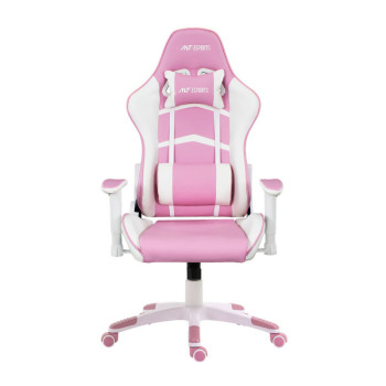 Ant ESports 9077 Ergonomic Gaming Chair - White-Pink