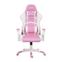 Ant ESports 9077 Ergonomic Gaming Chair - White-Pink