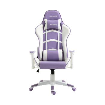 Ant ESports 9077 Ergonomic Gaming Chair - White-Purple