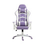 Ant ESports 9077 Ergonomic Gaming Chair - White-Purple