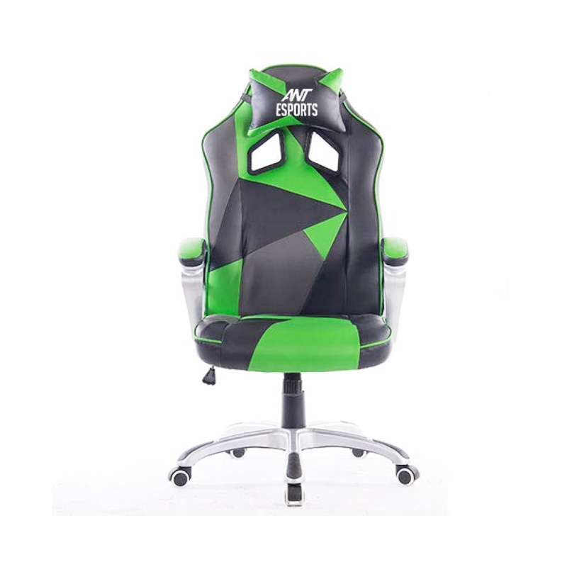 Ant Esports 8077 Gaming Chair - Black-Green