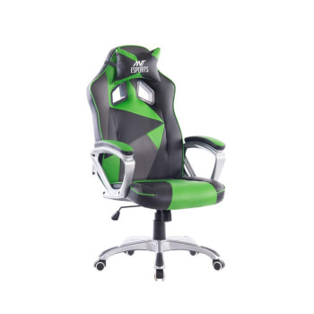 Ant Esports 8077 Gaming Chair - Black-Green