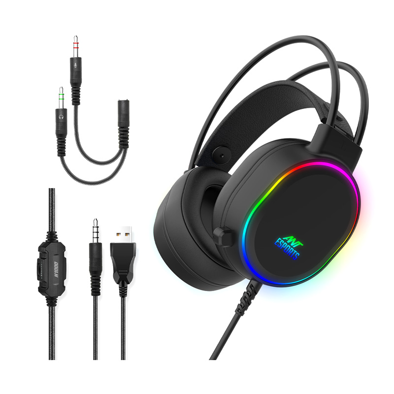 Ant Esports H1000 RGB Wired Gaming Headset Ant Esports H1000 RGB Wired Gaming Headset