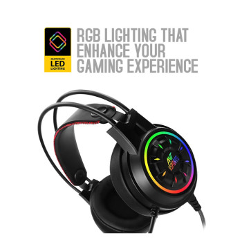 Ant Esports H707 HD RGB Wired Gaming Headset