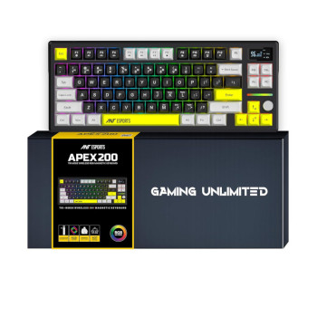 Ant Esports Apex 200 Wireless ARGB Keyboard - Black Ant Esports Apex 200 Wireless ARGB Keyboard - Black