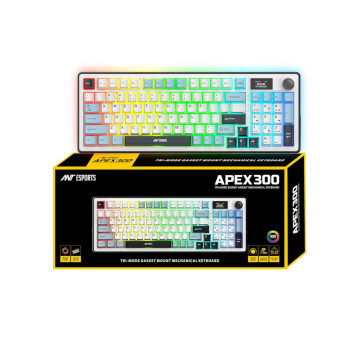 Ant Esports Apex 300 Tri-mode Gasket Mount Mechanical Keyboard
