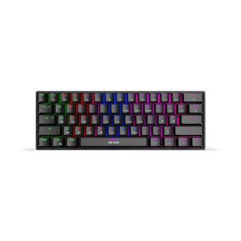 Ant Esports MK1300 V2 Mini Mechanical RGB Gaming Keyboard with Blue Switches – Black