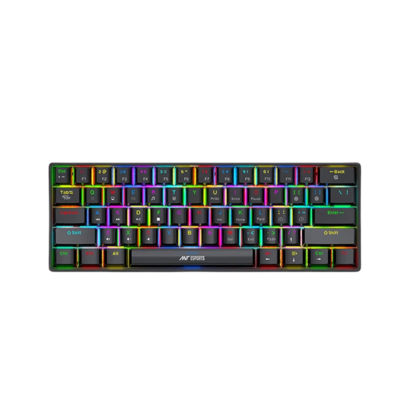 Ant Esports MK1350 Mini Wired Mechanical Gaming Keyboard – Black Ant Esports MK1350 Mini Wired Mechanical Gaming Keyboard – Black