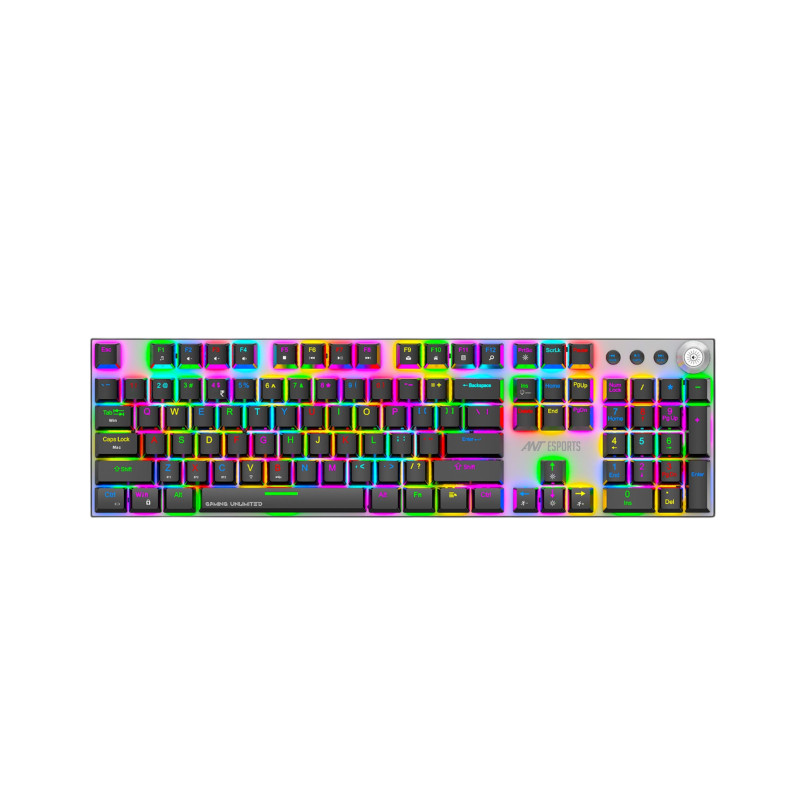 Ant Esports MK4400 Pro Wireless Mechanical Red Switches RGB Gaming Keyboard