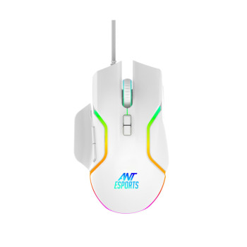Ant Esports GM320 Wired Optical Gaming Mouse – White Ant Esports GM320 Wired Optical Gaming Mouse – White