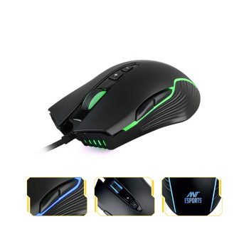 Ant Esports GM500 RGB Wired Gaming Mouse (4000 DPI, Optical Sensor) Ant Esports GM500 RGB Wired Gaming Mouse (4000 DPI, Optical Sensor)