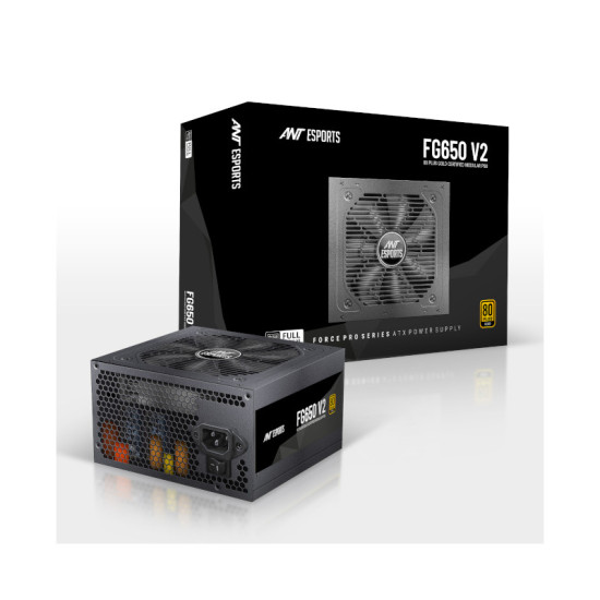 Ant Esports FG650 V2 650W 80 Plus Gold Fully-Modular Power Supply Ant Esports FG650 V2 650W 80 Plus Gold Fully-Modular Power Supply