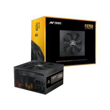 Ant Esports FG750 - 80 Plus Gold Certified 750 Watt Non-Modular Power Supply