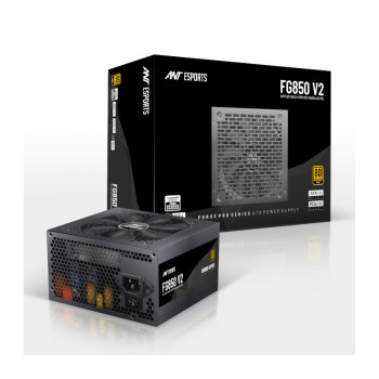 Ant Esports FG850 V2 - 80 Plus Gold Certified 850 Watt Full-Modular Power Supply