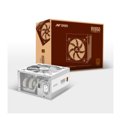 Ant Esports RX650 White - 80 Plus Bronze Certified 650 Watt Non-Modular Power Supply
