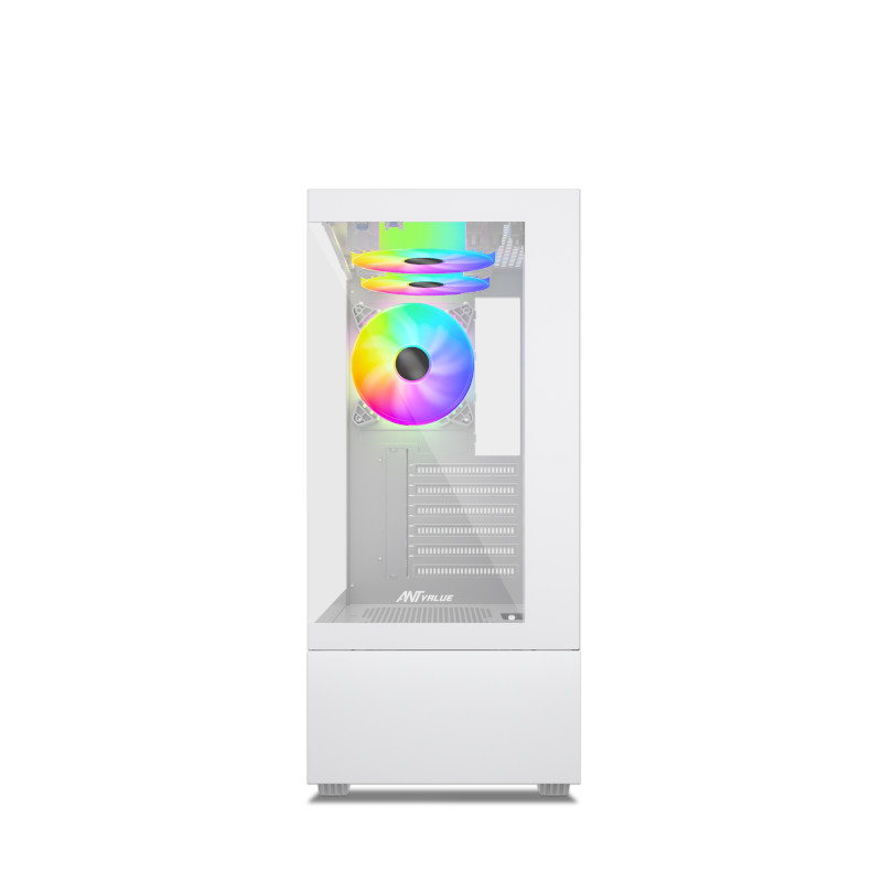 Ant Value CV100 Mid-Tower Gaming Cabinet – White Ant Value CV100 Mid-Tower Gaming Cabinet – White