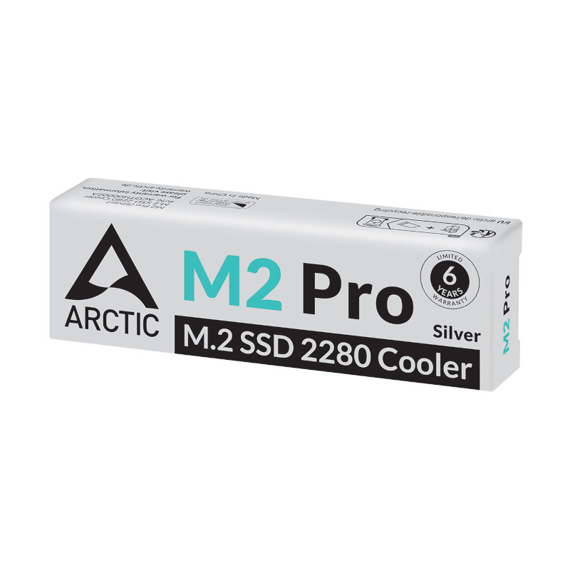 Arctic M2 Pro M.2 SSD Cooler - Silver