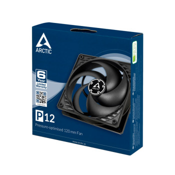 Arctic P12 Pressure Optimised 120mm Fan – Black