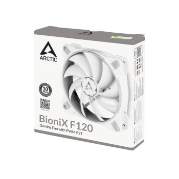 Arctic BioniX F120 Gaming Fan with PWM PST – Grey/White