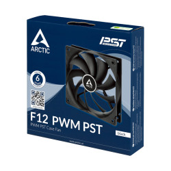Arctic F12 PWM PST Case Fan (Single) – Black