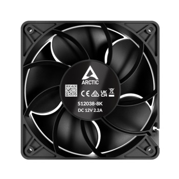 Arctic S12038-8K 120mm Server Fan (Single Pack) - Black Arctic S12038-8K 120mm Server Fan (Single Pack) - Black
