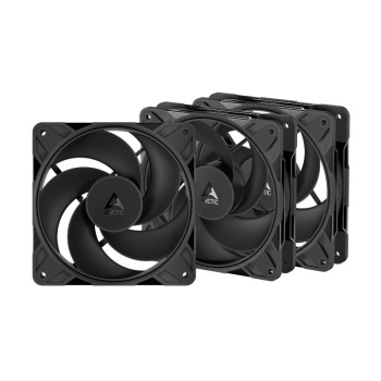 Arctic P12 Pro Reverse Cabinet Fan (Triple Pack) - Black