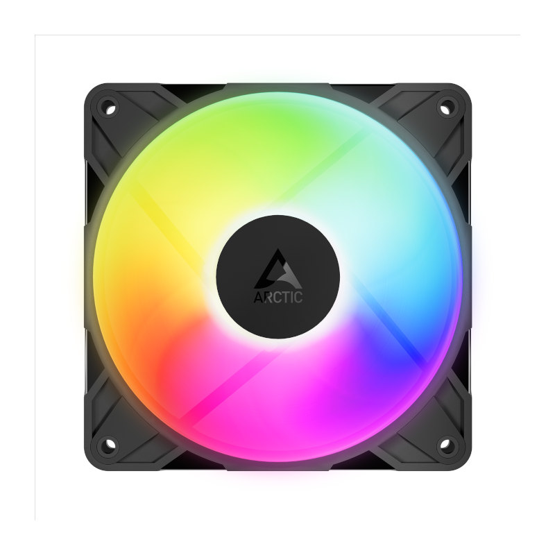 Arctic P12 Pro Reverse A-RGB Cabinet Fan (Triple Pack) - Black