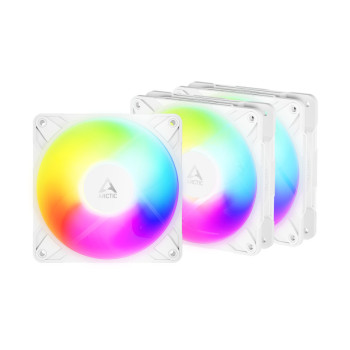 Arctic P12 Pro Reverse A-RGB Cabinet Fan (Triple Pack) - White