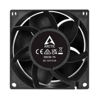 Arctic S8038-7K 80mm Server Fan (Single Pack) - Black