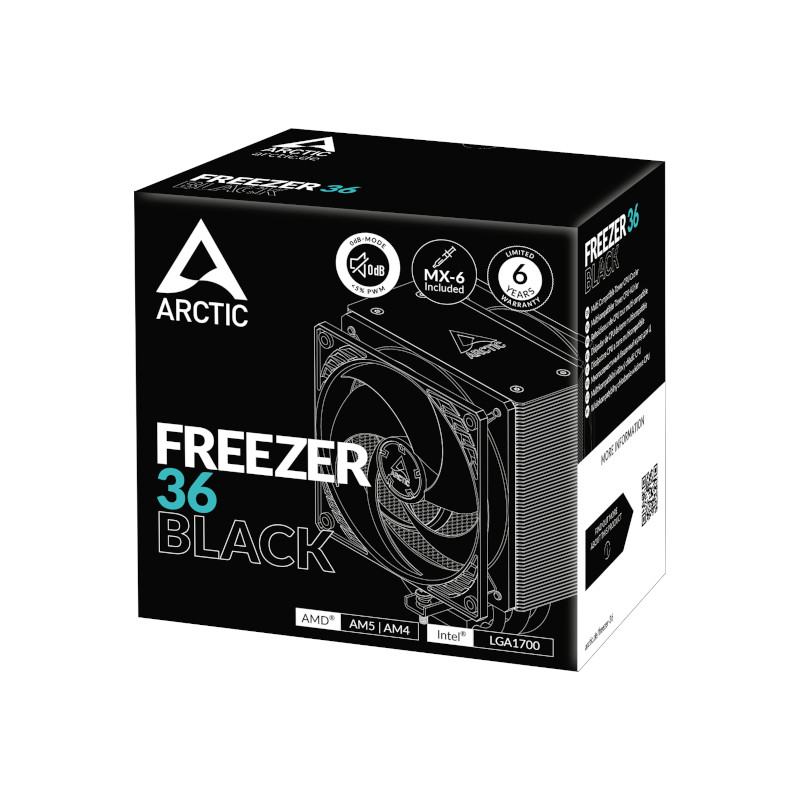 Arctic Freezer 36 Black CPU Cooler