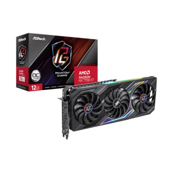 ASRock AMD Radeon RX 7700 XT Phantom Gaming OC 12GB GDDR6