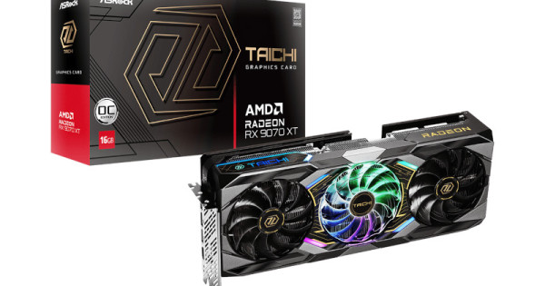 Buy ASRock AMD Radeon RX 9070 XT Taichi OC 16GB GDDR6 Graphics