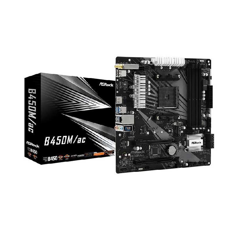 ASRock B450M AC Motherboard