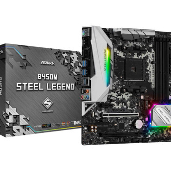 ASRock B450M Steel Legend Motherboard