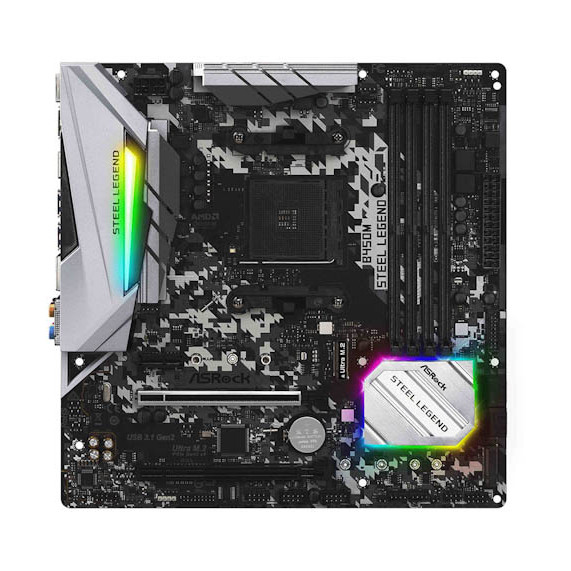 ASRock B450M Steel Legend Motherboard
