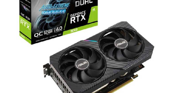Buy Asus Dual GeForce RTX 3060 V2 OC Edition 12GB GDDR6 Graphics