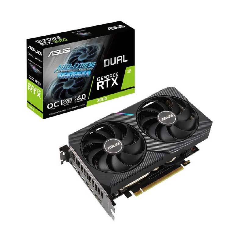 Asus Dual GeForce RTX 3060 V2 OC Edition 12GB GDDR6